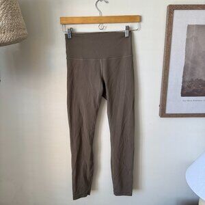 lululemon Wunder Train High Rise Tight 25'', Nomad, Sz 6